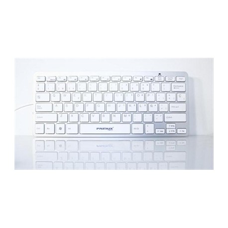 TECLADO Y RATON USB PRIMUX C100 SLIM PLATA