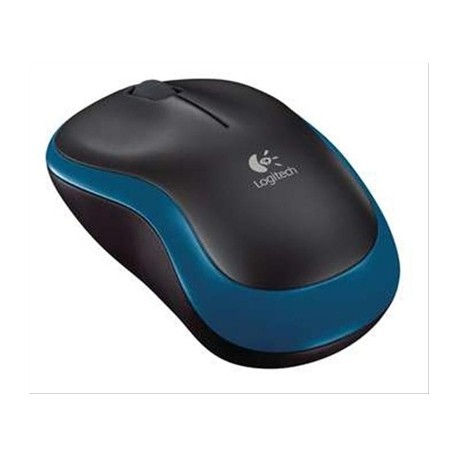 RATON LOGITECH M185 WIRELESS BLACK/BLUE