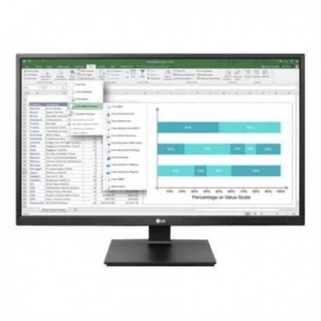 MONITOR 23.8" LG  IPS 5MS FHD VGA/DVI/HDMI/DP BLANCO·DESPRECINTADO