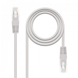 CABLE RED LATIGUILLO RJ45 CAT.6 UTP AWG24,15M GRIS NANOCABLE