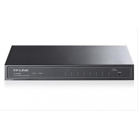 SWITCH SEMIGESTIONABLE TP-LINK 8 PUERTOS GIGABIT SMART