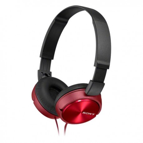 AURICULARES SONY MDR-ZX310 DIADEMA PLEGABLE ROJO