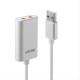 CABLE CONVERTIDOR DE USB TYPO-A  A AUDIO JACK 3.5 F LINDY