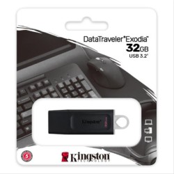 PEN DRIVE 32GB KINGSTON DTX EXODIA USB3.2