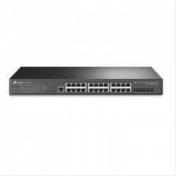 SWITCH GESTIONABLE TP-LINK JETSTREAM 24 PUERTOS Gigabit L2 + 4 SFP 10GE