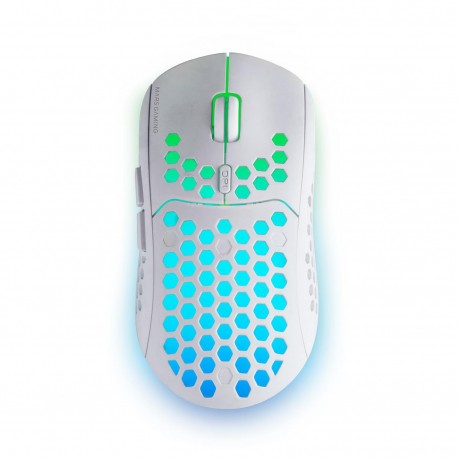 MOUSE RATON MARS GAMING WIRELESS INALAMBRICO BLANCO·