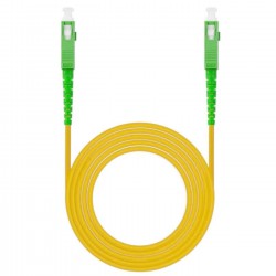 CABLE FIBRA SC/APC-SC/APC MONOMODO LSZH AMARIL.3M NANOCABLE