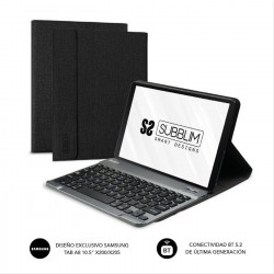 FUNDA CON TECLADO SUBBLIM KEYTAB PRO BT SAMSUNG TAB A8 10.5" X200/205