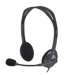 AURICULARES LOGITECH H111 CON MICROFONO JACK 3.5 GRIS