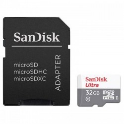 MEMORIA MICRO SD 32GB SANDISK ULTRA + SD ADAPTER