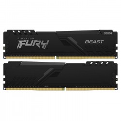 MODULO DDR4 16GB (2x8GB) 3200MHZ KINGSTON FURY BEAST BLACK