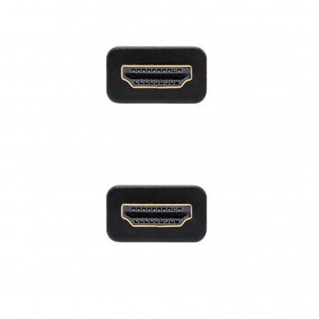 CABLE HDMI V2.0 4K 60HZ 18GBPS, AM-AM, NEGRO 7M NANOCABLE