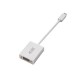 CONVERSOR USB-C A VGA, USB-C/M-VGA/H, ALUMINIO 0.1M NANOCABLE