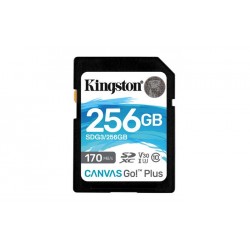 MEMORIA SD 256GB KINGSTON SDXC CANVAS GO PLUS 170R C10 ·