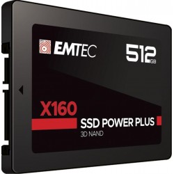 SSD 2.5" 512GB EMTEC X160 3D NAND SATA3 BULK (500GB)