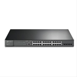 SWITCH TP-LINK SMART GIGABIT L2 MANAGED  28-PORT (24 POE+ / 4 SFP)JETSTREAM·