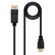 CABLE CONVERSOR DP A HDMI, DP/M-HDMI/M 1.5M NEGRO NANOCABLE