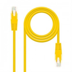 CABLE RED LATIGUILLO RJ45 CAT.6 UTP AWG24,3M AMARILLO NANOCABLE