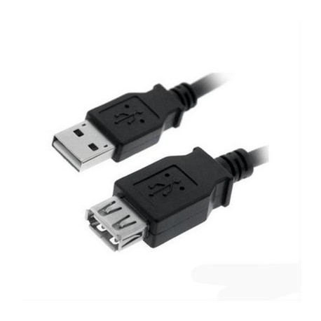 CABLE USB 2.0 PROLONGACION A/M-A/H 1M NEGRO NANOCABLE