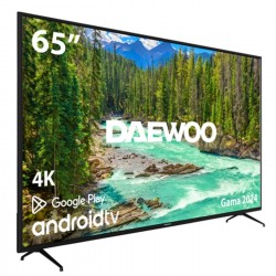 TV 65" DAEWOO D65DM54UAMS LED 4K UHD ANDROID SMART TV·