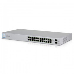 SWITCH UBIQUITI GESTIONABLE L2 24 PUERTOS US-24 GIGABIT + 2SFP RACK