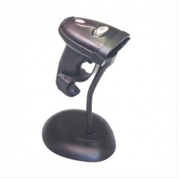 LECTOR CODIGO BARRAS 10POS 1D NEGRO  INC. STAND+CABLE