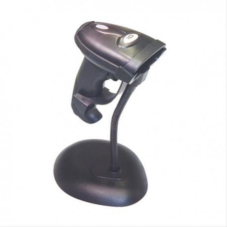 LECTOR CODIGO BARRAS 10POS 1D NEGRO  INC. STAND+CABLE