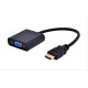 ADAPTADOR GEMBIRD HDMI-M A VGA-H  Y AUDIO CON JACK 3.5 (CABLE 15CM)