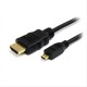 CABLE MICRO HDMI A HDMI V1.4 ALTA VELOCIDAD/HEC, A/M-D/M 1.8M NANOCABLE