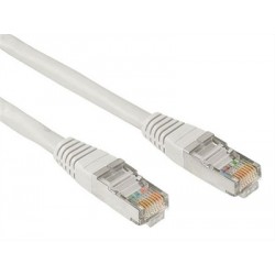 CABLE RED LATIGUILLO RJ45 CAT.5E UTP AWG24,0.25M GRIS NANOCABLE