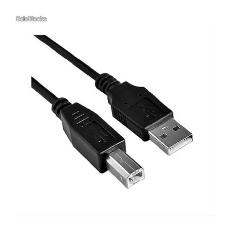 CABLE USB 2.0 IMPRESORA, TIPO A/M-B/M 1.8M NEGRO NANOCABLE