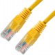 CABLE RED LATIGUILLO RJ45 CAT.6 UTP AWG24,0.5M AMARILLO NANOCABLE