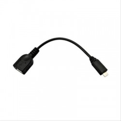 CABLE USB 2.0 OTG MICRO B/M-A/H 0.15M NEGRO NANOCABLE