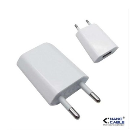 CARGADOR USB MINI PARA IPOD/IPHONE NANOCABLE