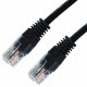 CABLE RED LATIGUILLO RJ45 CAT.6 UTP AWG24,0.5M NEGRO NANOCABLE