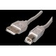 CABLE USB 2.0 IMPRESORA A/M-B/M 3M BULK