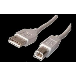 CABLE USB 2.0 IMPRESORA A/M-B/M 3M BULK