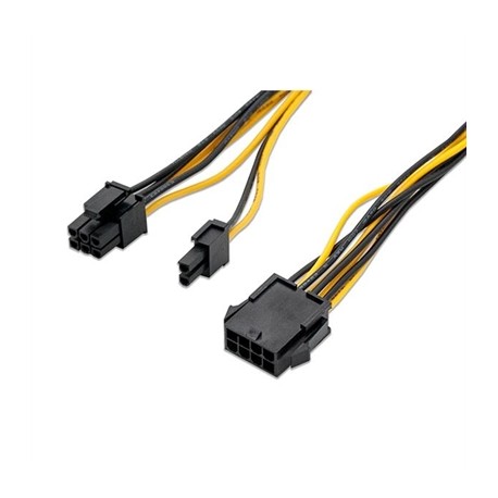 CABLE TARJETA GRAFICA, PCI-E (MOLEX 8 PINES)/H - PCI-E(MOLEX 6+2 PINM) NANOCABLE