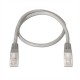 CABLE RED LATIGUILLO RJ45 CAT.6 UTP AWG24,0.25M GRIS NANOCABLE