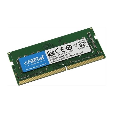 MODULO SODIMM DDR4 8GB 2400MHZ CRUCIAL SINGLE