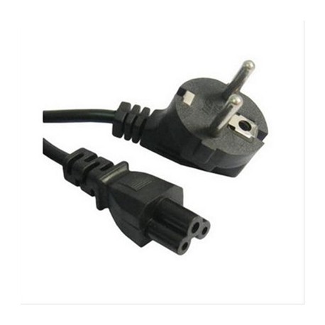 CABLE ALIMENTACION TREBOL CEE7 ACODADO/M-C5/H 1.5M NANOCABLE