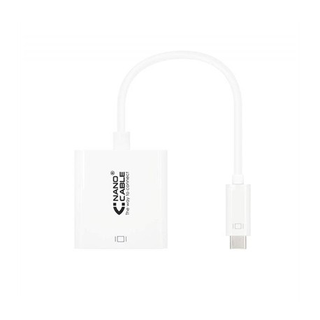 CABLE CONVERSOR USB-C A HDMI 4K 0.15M BLANCO NANOCABLE