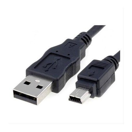 CABLE USB 2.0 A/M-MINI USB B/M 0.5M NEGRO NANOCABLE