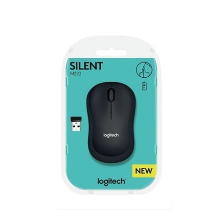 RATON LOGITECH M220 SILENT NEGRO WIRELESS